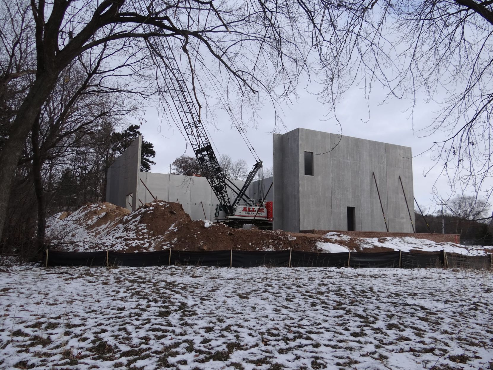 Chippewa Area History Center construction